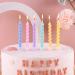 36-Count Rainbow Spiral Birthday Candles with Holders - Party Cake Candles - Buy Online on GoSupps.com