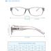 Heeyyok Men's Reading Glasses - 4 Pairs Rectangular +2.50 - Blue Gray Tortoise Black - Comfortable Spring Hinges - Buy Online on GoSupps.com
