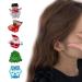 hgnxa Christmas Style Santa/Tree/Snowflake/Shoes/Snowman Pattern Hair Claw Delicate Ladies Taking Photo Braids Hair Claw - Buy Online on GoSupps.com