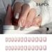 24 Piece Glitter Cat Eye Press-On Fake Nails - Shiny Quadratic & Short Oval Design for Women & Girls | Complete Coverage Nail Art - Buy Online on GoSupps.com