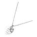 Charming Engraving Cat or Dog Pendant Necklace with a paw Charm. Personalised with Your Choice of Engraving for Cat or Dog Lover with Your Choice of Pets Names. A Necklace for Lovers of Cats or Dogs