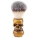 UNFAIRZQ Badger Hair Skull Shaving Brush Handmade Wooden Handle for Men Gift