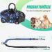 Buy NASJAC Double Dog Leash | 360 Rotatable No-Tangle Design | Adjustable Shock-Damping for All Sizes | Reflective & Durable | Black & Blue - Buy Online on GoSupps.com