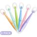 Pandaear 6-Piece Multicolored Silicone Feeding Spoon Set - BPA Free Cutlery for Babies Toddlers & Infants - Buy Online on GoSupps.com