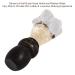 Genixart Pure Horsehair Shaving Brush with Black Wooden Handle - Handcrafted Shaving Brush for Men (1 pc Gift Pack) - Buy Online on GoSupps.com
