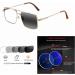 Buy Near Far Multifocal Progressive Aviator Glasses - UV400 Photochromic Gold 2.25x - Stylish & Functional for Men & Women - Buy Online on GoSupps.com