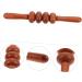 Minkissy 6-Piece Wooden Four-Wheel Push-Back Scooter | Health Massage Device & Fitness Roller for Arms and Legs | Premium Rosewood Massage Tools - Buy Online on GoSupps.com