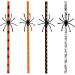 Halloween Straws - Decorative Drinking Paper Straws with Spider Design Halloween Decorative Drinking Straws Halloween Supplies for Kids Pochy 10 Spiders - Buy Online on GoSupps.com