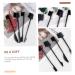 POPETPOP 12 Pcs Eyebrow Brush Set - Ultimate Makeup Grooming Tool for Perfect Hairline & Eyebrows | Eyebrow Mascara & Lash Shaper - Buy Online on GoSupps.com