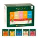 Vahdam chai tea trial set (5 flavors 20 pieces) Indian masala chai tea blends |Long -leafed chai tea bag |Tea range gifts for women and men chai tea assortment