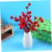 Zerodeko 16pcs Christmas Tree Picks Green Tinsel Garland Christmas Holly Stem Floral Picks with Wire Fruit Decor Christmas Tree Decorations Simulation Berries Picks Wreath Red Artificial - Buy Online on GoSupps.com