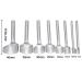 8 Pieces Half Round Punch Leather Craft Cutter Punch Tools - 8 Sizes (5-40mm) for Crafting Strap, Belt, Wallet, and Bag DIY - Buy Online on GoSupps.com