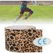 Alomejor Cotton Muscle Tape - Kinesiology Elastic Adhesive Strain Tape for Elbow Shoulder & Knee Support - Leopard Print - International Shipping Available - Buy Online on GoSupps.com