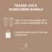 Trader Joe's SPF 40 Daily Facial Sunscreen Gel Bundle (Pack of 2) - Fragrance-Free & Water/Sweat Resistant - 1.70 Fl Oz - FOXTAIL COLLECTIVE - Buy Online on GoSupps.com