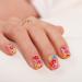 24Pcs Colorful Flower Square Press on Nails - Cute Floral Designs, Reusable Artificial Nails - Style 10 - Buy Online on GoSupps.com