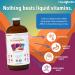 LiquidHealth 32 Oz Vitamin B Complex Liquid Multivitamin - Super B Complex Energy Supplement for Women & Men with B1 B2 B3 B5 B6 Methyl B12, Folate & Biotin - Passion Orange Flavor - 32 Fl Oz - Buy Online on GoSupps.com