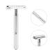 Premium Long Handle Safety Razor with Removable Head - Comfortable Washable Zinc Alloy Non-Slip Design for Men | Perfect for Travel & Home Use - Buy Online on GoSupps.com