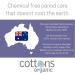 Cottons Organic Cotton Overnight Sanitary Pads for Women - Hypoallergenic & Breathable - Heavy Flow - 10 Count - Buy Online on GoSupps.com