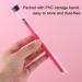 2Pcs Multi-Function Eyebrow Brush Set for Smoky Makeup and Hairline Drawing - Easy to Clean Red Brushes - Buy Online on GoSupps.com