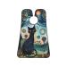 black cat Print Beard Bib Apron Non-Stick Beard Men's Hair Catcher for Shaving Gifts for Men. One Size Black1