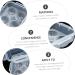 BUGUUYO Box Plastic Trays Food Trays Clear Plastic Egg Holder Egg Dispenser Egg Carton Crisper Multi-Layer White 32x18cm - Buy Online on GoSupps.com