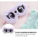 Buy Plush Cartoon Panda Eye Mask - Soft Light Purple Sleep Mask for Girls | International Shipping - Buy Online on GoSupps.com