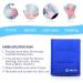 WORLD-BIO Large Flexible Hip Ice Pack 2 Pack - Hot & Cold Therapy for Injuries, Shoulder, Back, Knee, Leg - Soothing Pain from Bruises & Sprains, Muscle Aches - 11 x 14 Blue 2 Count - Buy Online on GoSupps.com