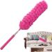 Extendable Duster | Cobweb Duster with Telescoping Pole Flexible Spider Web Brush Reusable Fiber Duster Ergonomic Cleaning Tool for Furniture Car Cobweb Hot Pink - Buy Online on GoSupps.com
