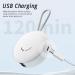 Psytfei Toothbrush Sanitizers Mini Toothbrush UV Cleaning Case Rechargeable Toothbrush Cleaner UV Sanitizer for Trvel(White) - Buy Online on GoSupps.com