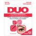 DUO Adhesives 2-in-1 Brush On Clear & Dark Adhesive  Dual-Ended Two Color Choice False Eyelash Adhesive Solution for Strip Lashes  0.18 oz 1-Pack 0.18 Ounce (Pack of 1) 2 in 1