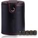 Red Lining Leather Professional Dice Cup with Black Mini Death Skull Dice Set - Buy Online on GoSupps.com