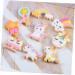 NUOBESTY Hair Ties 50pcs Rope Kids Hair Handmade Shape Cartoon Number Diy Brooch Accessories Phone Case As Shown 2.1*1.7cm - Buy Online on GoSupps.com