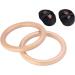 Yimidear Wood Olympic Rings Gymnastic Rings for Strength Training - 2.8 cm - Buy Online on GoSupps.com