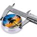 Hawaii Beach Mini Round Pill Box | 3 Compartment Travel Pill Organizer | Portable Medicine Case for Home & Office - Buy Online on GoSupps.com