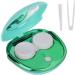 AMESEDAK Ultrasonic Contact Lens Cleaner Case - Automatic Cleaning Machine | USB Charging | Lightweight & Portable - Green - Buy Online on GoSupps.com