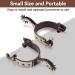 Frdhee West Cowboy Spores - Handcrafted Vintage Horse Gear (2 Pieces) - Rotatable Design for Riding Enthusiasts - Buy Online on GoSupps.com