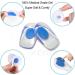 Gel Heel Cups - 2 Pairs | Foot Heel Support Pads Cushions | Orthotic Inserts for Bone Spurs Pain Relief | Shock Absorbing Insoles for Plantar Fasciitis - Large - Buy Online on GoSupps.com