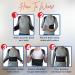TK CARE PRO Back Posture Corrector for Men - Full Back Brace - Black Large - Buy Online on GoSupps.com