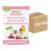 FRECHE FREUNDE Organic Fruit Chips Banana Apple Strawberry with Yoghurt 12 Pieces Smoothie 12 Pack