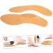 KALLORY Orthopedic Insoles - High Arch Foot Pads Silicone Gel Support Breathable Leather Bracers for Arch Correction - Comfortable & Durable Foot Arch Support (24x8x2.6cm - Buy Online on GoSupps.com