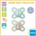 Buy MAM Skin Soft Silicone Pacifier Set for Newborns (0-2 Mo) - Includes Sterilizer Box & Pacifier Band | Extra Small Size - Shop Internationally! - Buy Online on GoSupps.com