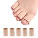 5 Pcs Toe Sleeves Toe Cushion Tube Gel Corn Protectors for Corns Remover Blisters Calluses Cushions Corns and Toe Pain Relie(L Size Toe Tubes) Large