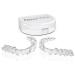 NovaWhite Custom Teeth Whitening Trays Perfect Custom Fit Luxurious Comfort Premium Dental Grade Upper & Lower Mouth Trays & Hygienic Case Made in USA Dentist Recommended Full Tooth Coverage