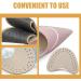 Healvian Forefoot Cushions - 8 Pairs High Heel Pads Anti-Slip Cow Leather & Latex Insoles for Women & Girls - Beige Metatarsal Support - Buy Online on GoSupps.com