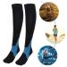 Keenso Compression Stockings for Men - 20-30 mmHg Knee-High Support for High Calves - Dark Green - Buy Online on GoSupps.com