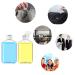 30 Pack 2 Oz Clear Refillable Flip-Top Bottles - Travel Size Containers for Outdoor Camping and Business Trips - Buy Online on GoSupps.com