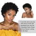 Short Afro Kinky Curly Human Hair Wig for Black Women - Pixie Cut, Natural Black Color - 100% Brazilian Virgin Hair - Buy Online on GoSupps.com