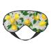 Lemon Seamless Pattern Oil Painting Effect Print Sleep Eye Mask Blindfold with Elastic Strap Headband Soft Eye Cover Eyeshade for Night Sleeping Travel