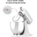 Plastic Flex Edge Beater for 5QT Bowl-Lift Stand Mixer Blender Whip Mixing Head Replacement Paddle Parts Kitchen Aid Mixer Attachment - Buy Online on GoSupps.com