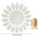 Honbay 20PCS Plastic False Nail Swatches Wheels - Manicure Color Display Wheel - Buy Online on GoSupps.com